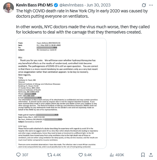 Tweet screenshot -- Jul 1, 2023